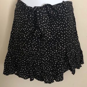 Zara polka dotted skort